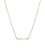 Mini Love You More Bar Gold Necklace Discount