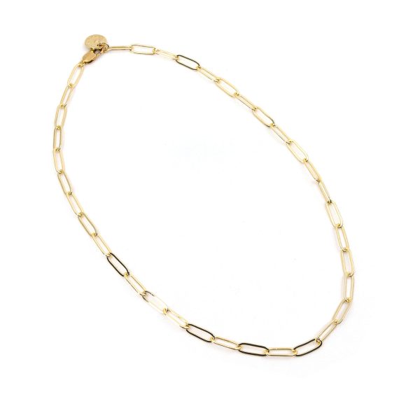 Gold Paperclip Chain Sale