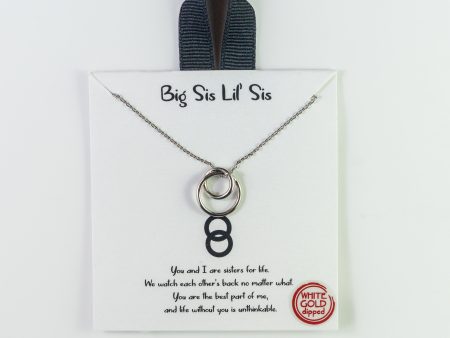 Big Sis Lil  Sis Necklace For Sale