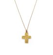 The Rustic Gold Walk in Faith Cross Necklace For Discount