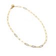 BYO Gold Paperclip Chain Necklace Hot on Sale