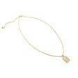 Queen Elizabeth Gold Bar Necklace For Cheap