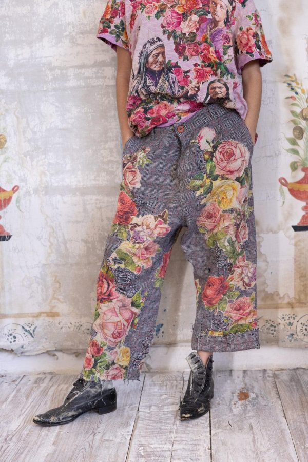 Appliqué Flower Miner Pants Supply