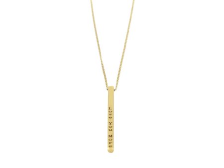 The Love You More Pin Drop Necklace Online