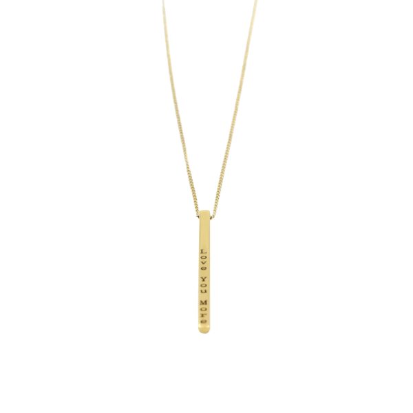 The Love You More Pin Drop Necklace Online