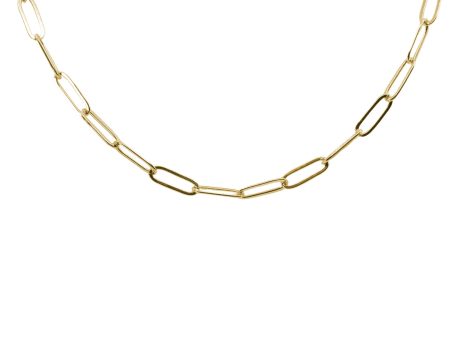 Gold Paperclip Chain Sale