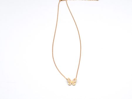 Delicate Butterfly Necklace Online now