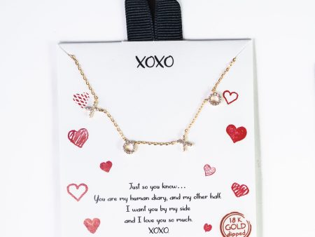 XOXO Necklace Sale