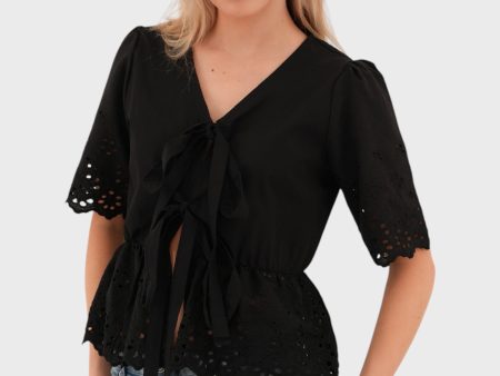 “Lily  blouse black Hot on Sale